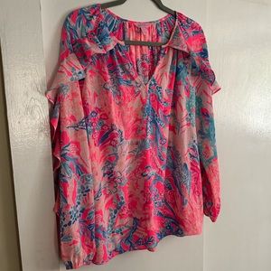 Lilly Pulitzer Pink Top! RARE/NWOT
